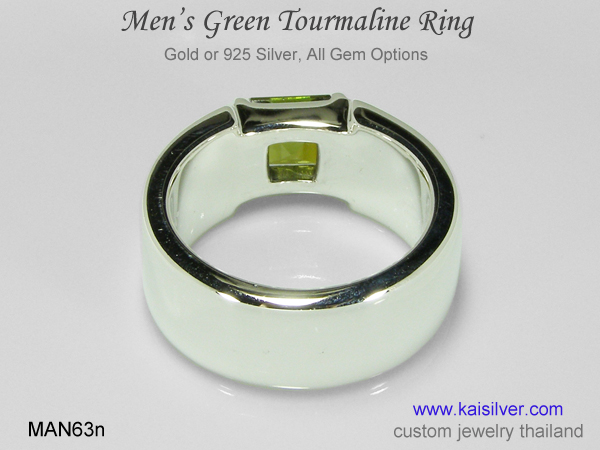custom men's band ring