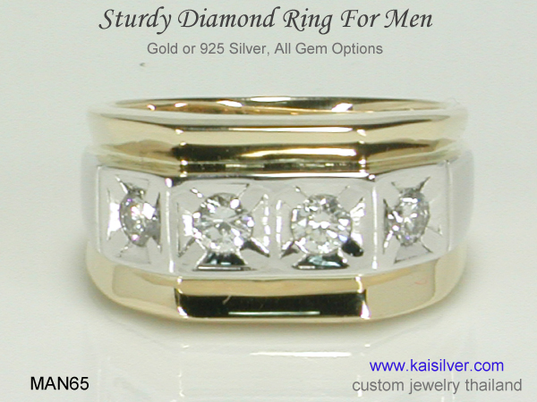 men's diamond ring