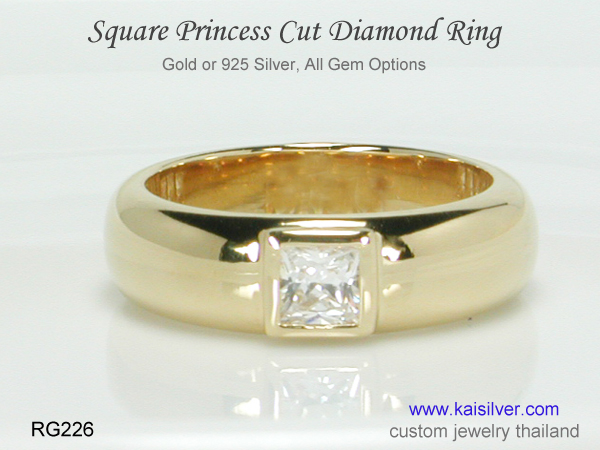 custom diamond ring Thailand 