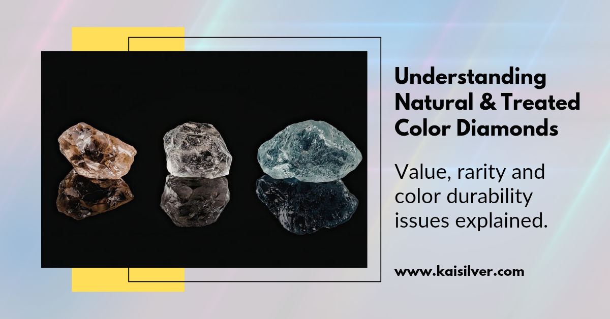 colored diamonds natural or treated color