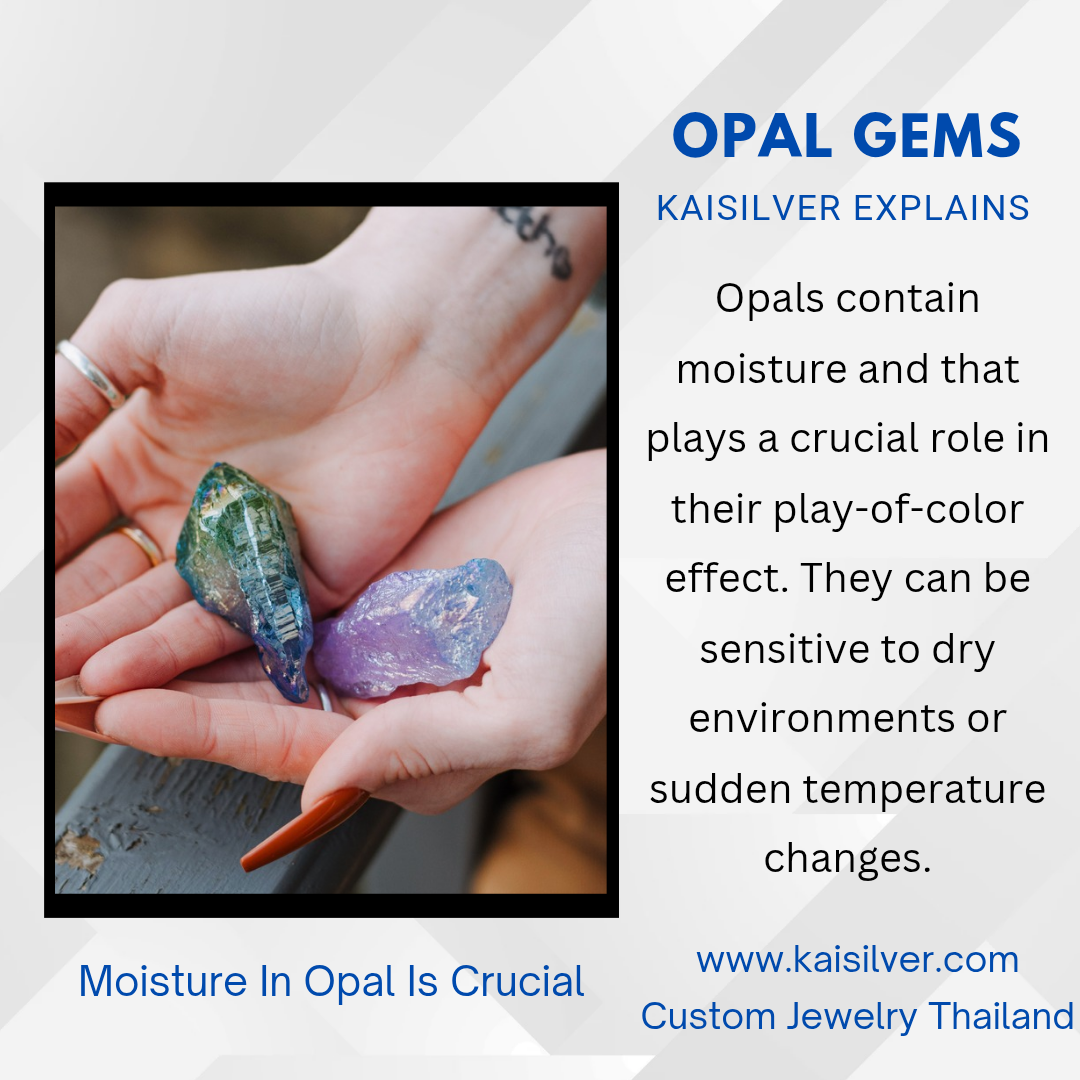 opal gemstones color and moisture