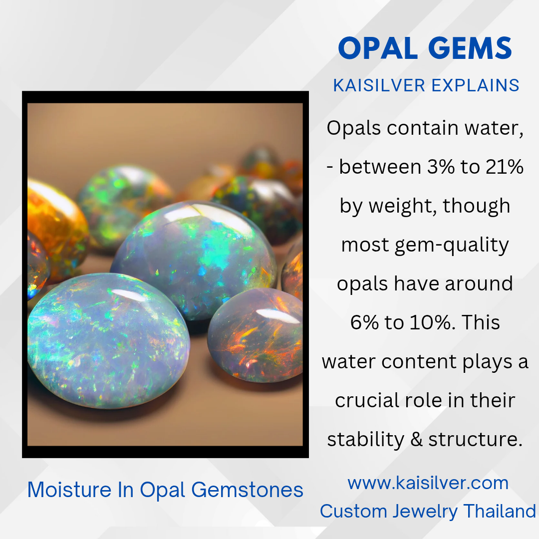 opals can chip or crack when they lose their moisture