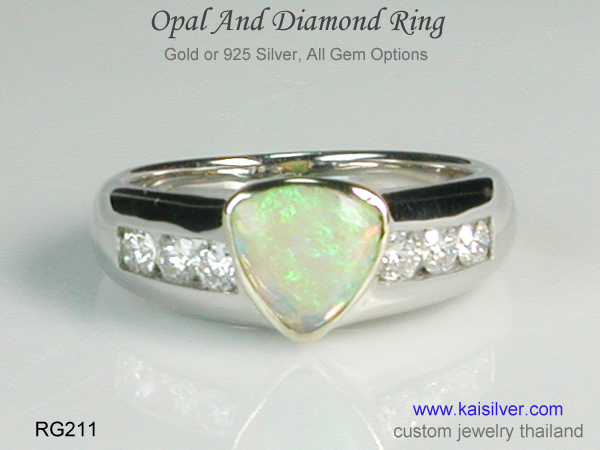 opal diamond ring 